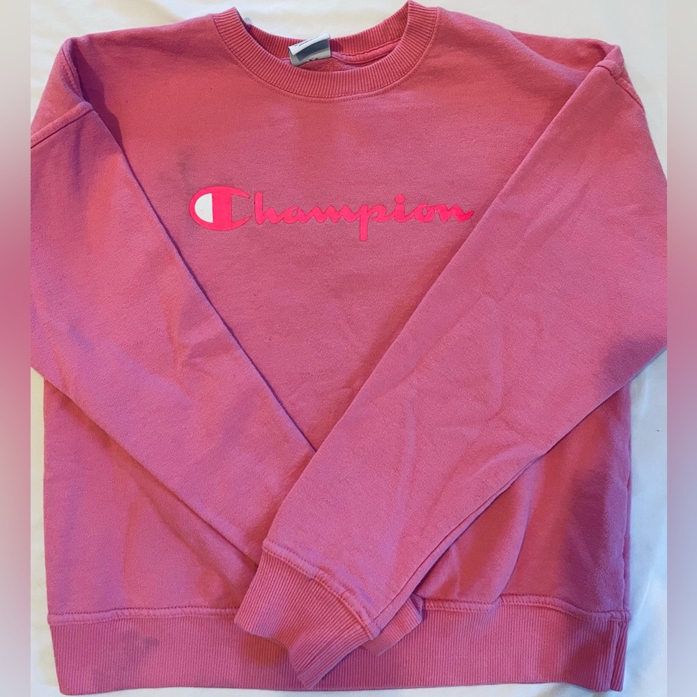 Champion Pink Crewneck Sweatshirt